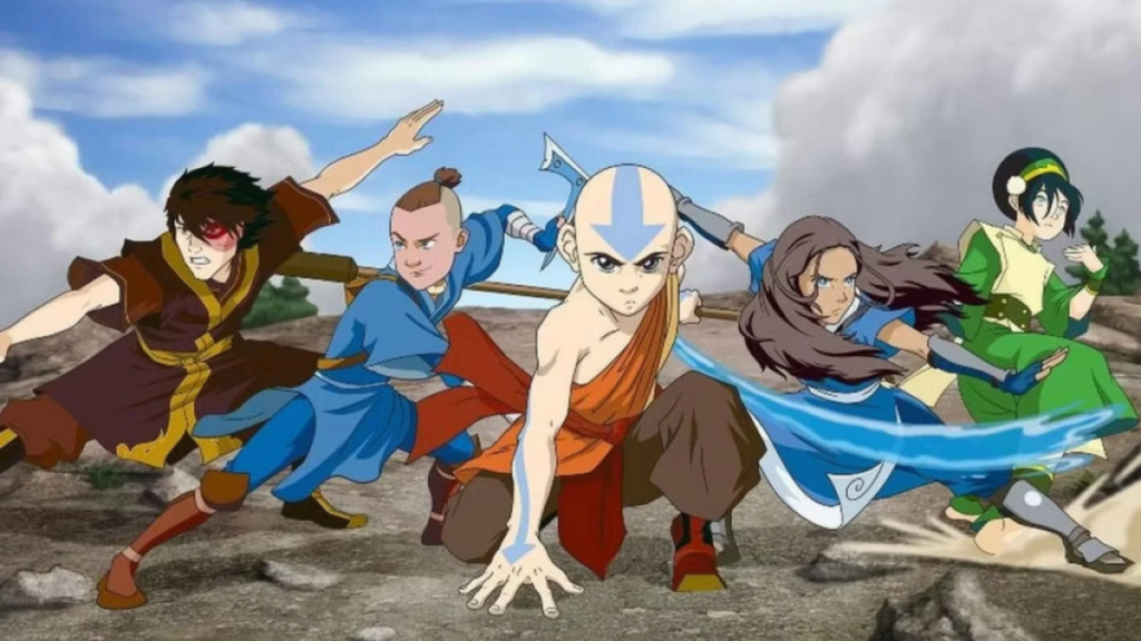 Avatar The Last Airbender Team Avatar fight poses 1 Avatar The Last Air bender... Is an anime or not?