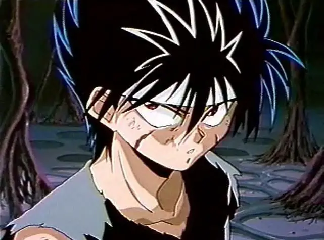 Hiei Yu Yu Hakusho scars 15 Badass Anime Guys With Scars