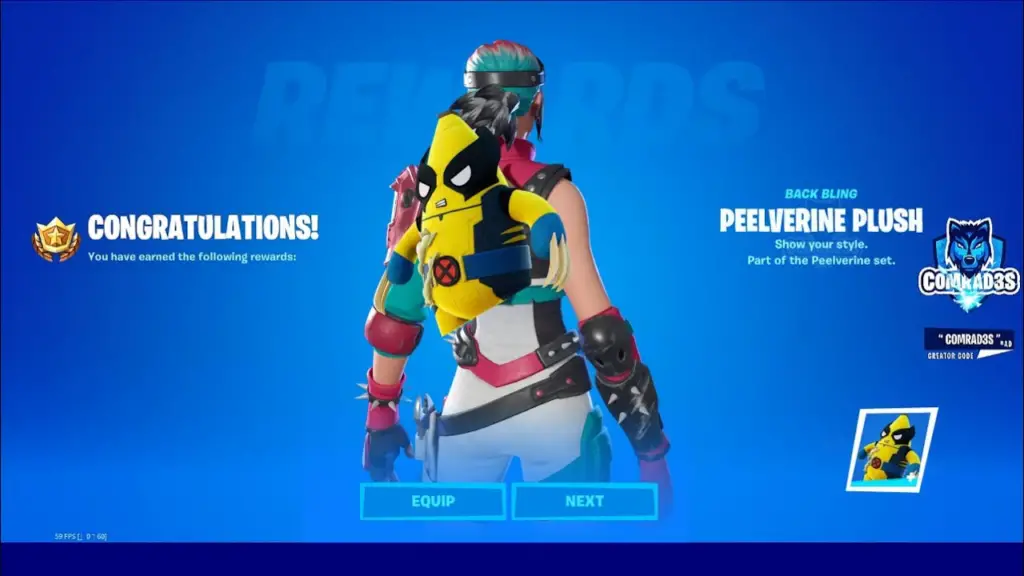 image 423 How to get Peelverine Plush Back Bling in Fortnite for free