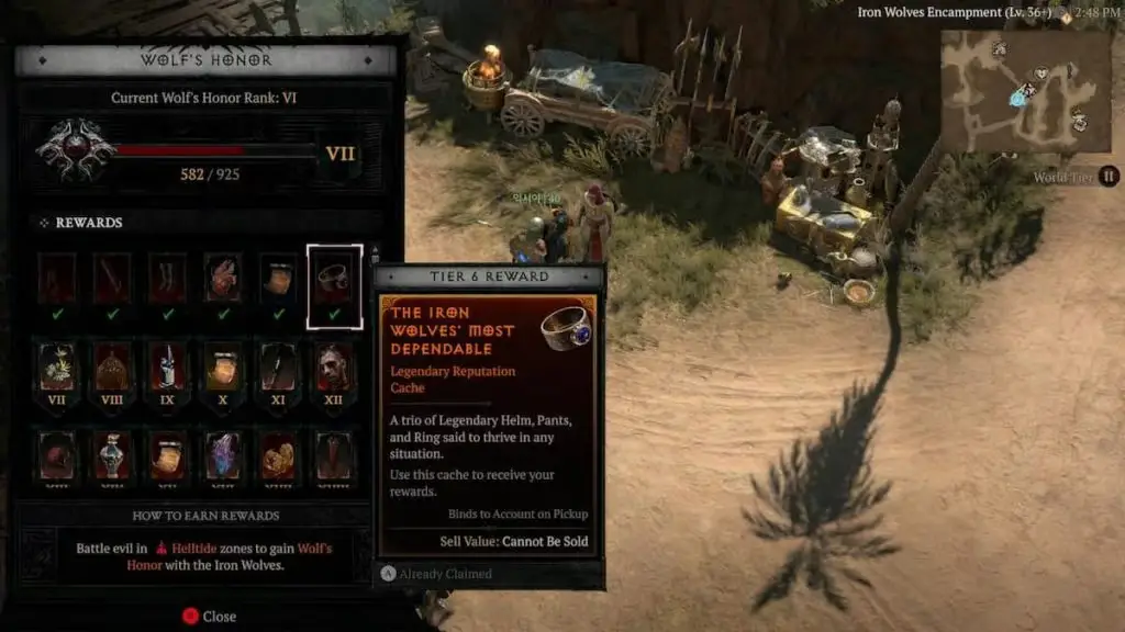 image 228 Diablo 4: How To Farm Wolf's Honor Fast